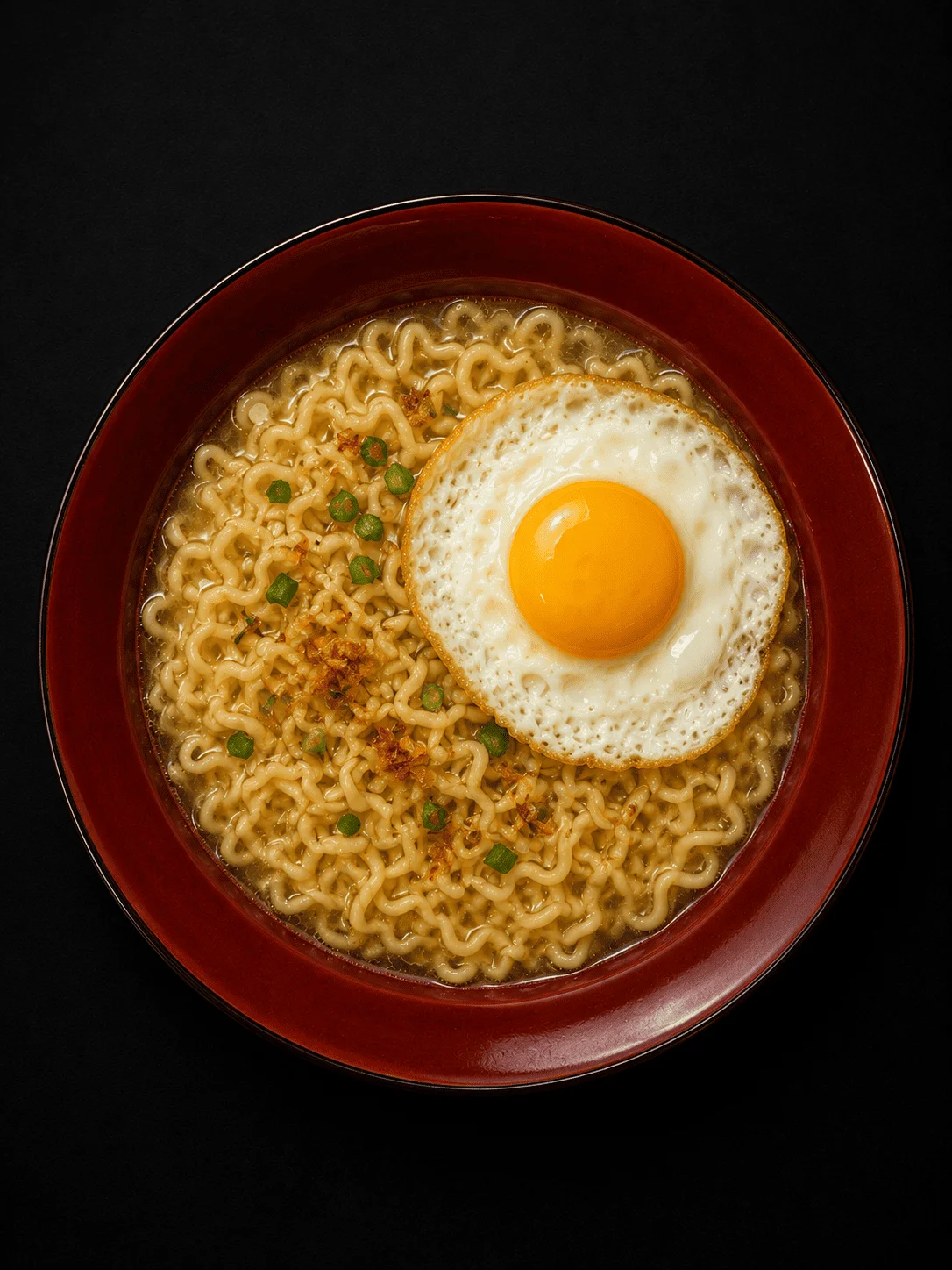 Mie Rebus Ayam Bawang + Telur